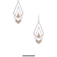 Load image into Gallery viewer, Diamond layered earring