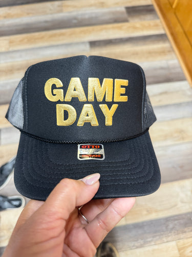 Game day trucker hat